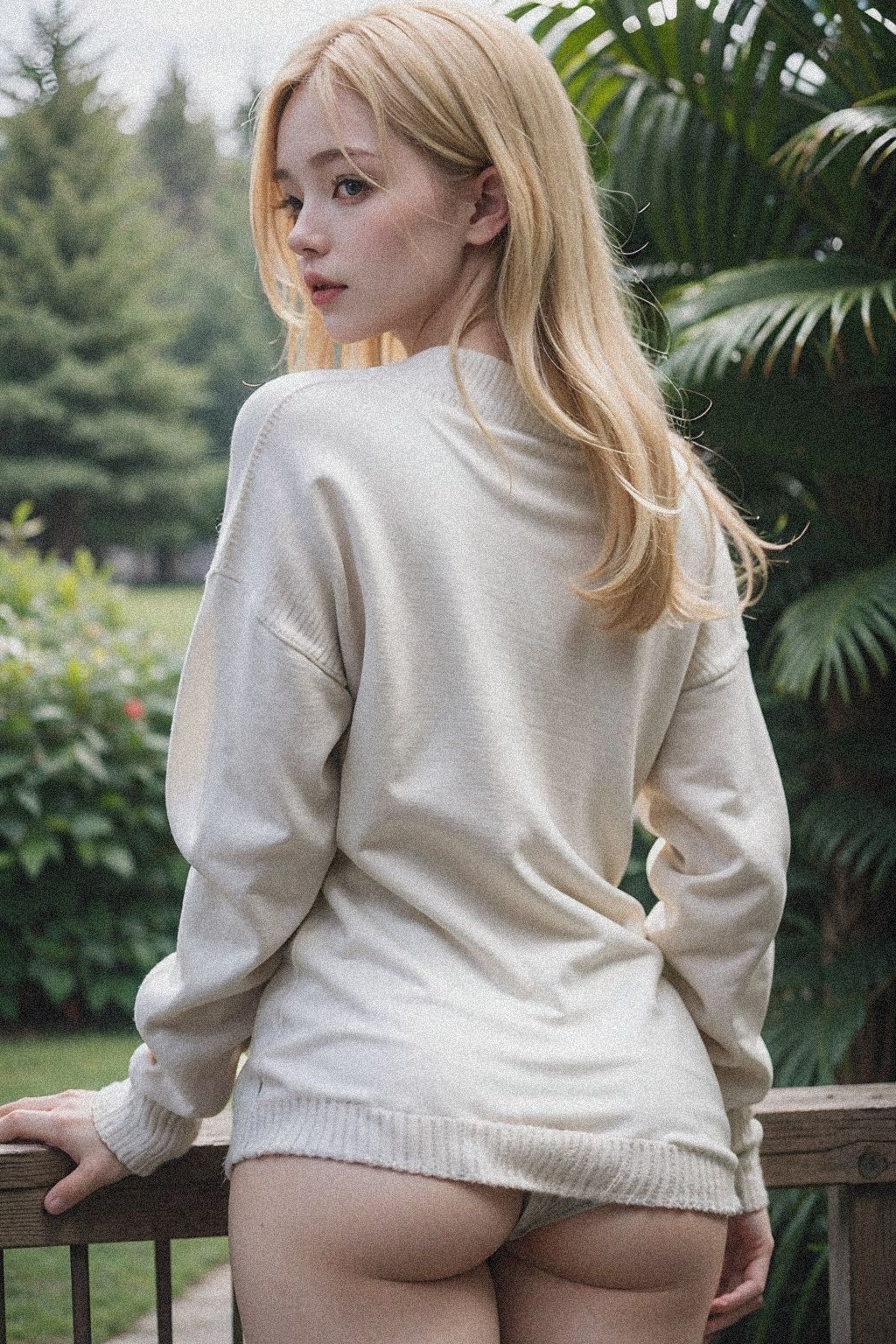 サンプル画像3:ちょっとHなニットのお姉さん(AI Library) [d_343964]