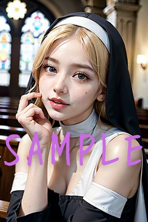 サンプル画像1:姦淫の罪に堕ちた処女シスター 僕らの罰当たり妄想(中生スペシャル) [d_343978]