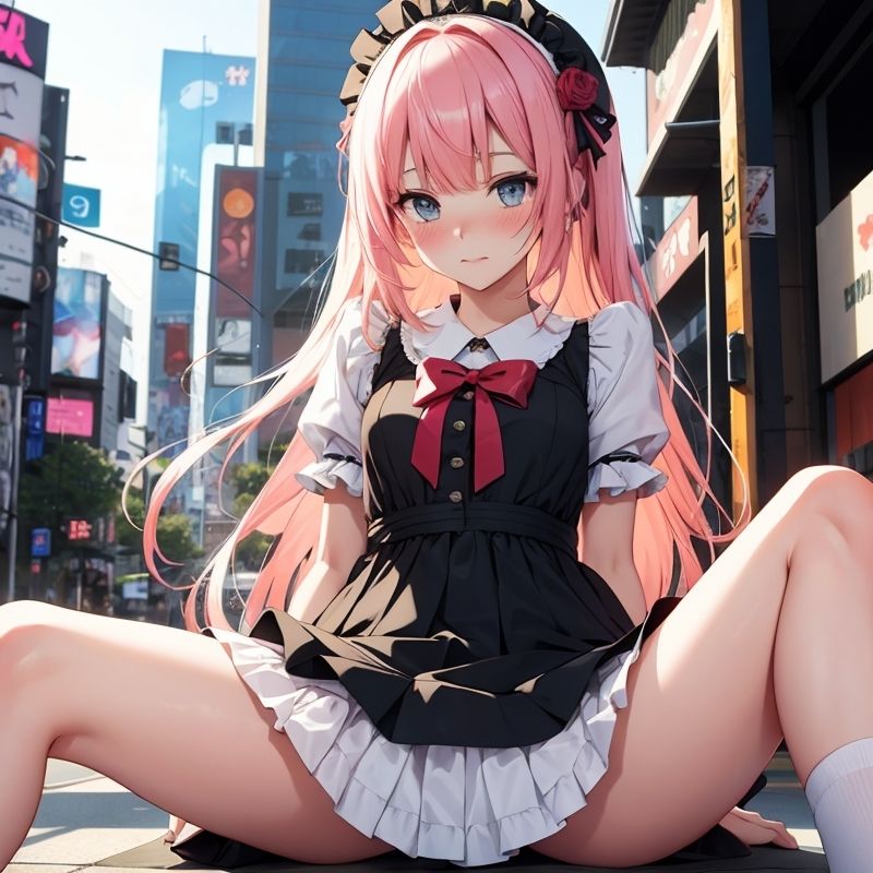 サンプル画像1:ふりふりドレスおなにー(BMさん) [d_344122]