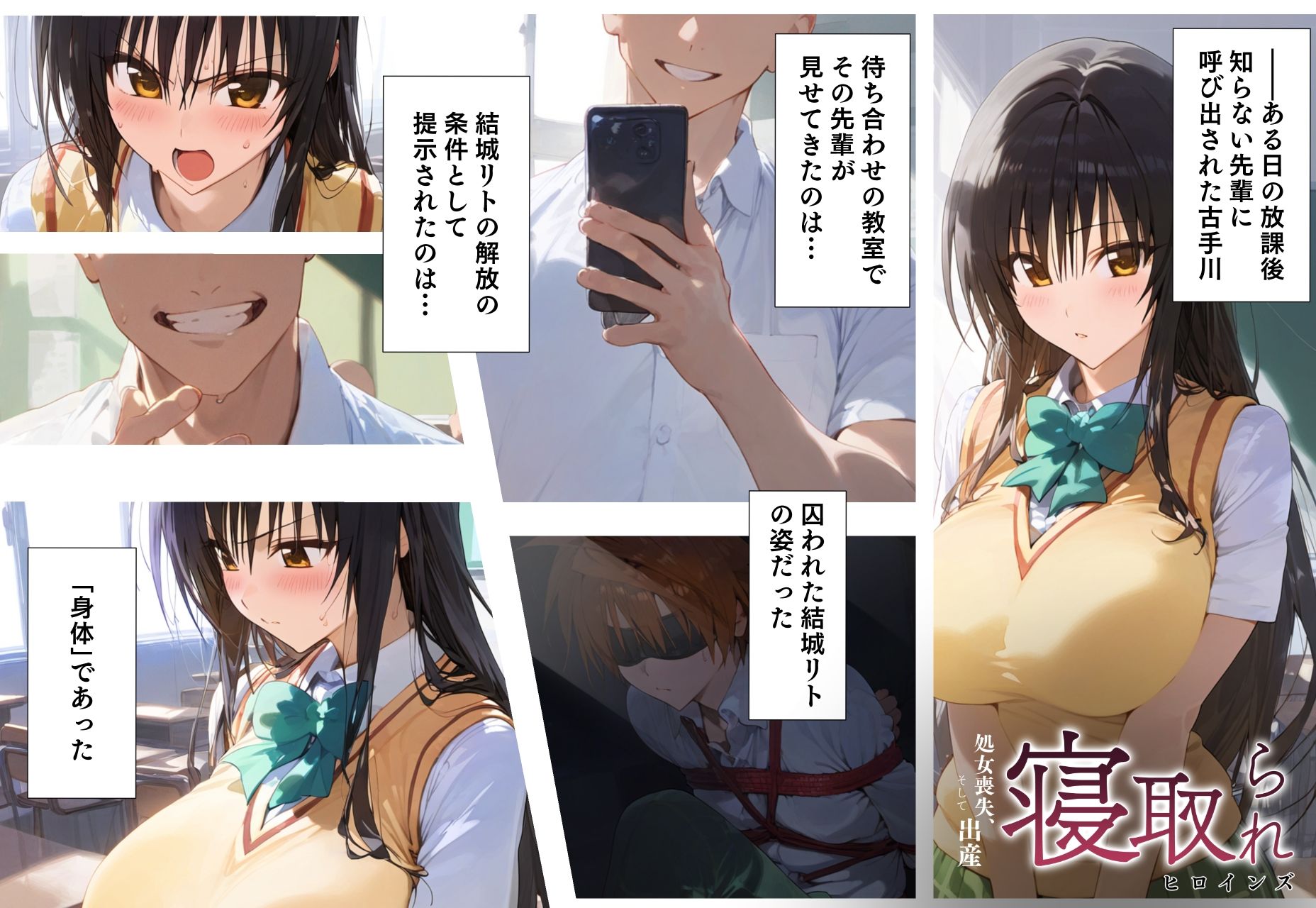 サンプル画像6:寝取られヒロインズ（処女喪失、そして出産） 古手◯唯編(xxxxヒロインズ) [d_344125]