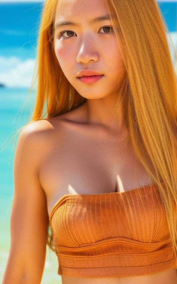 サンプル画像5:フィリピンビーチ現地妻(ヘンダーソン) [d_344150]