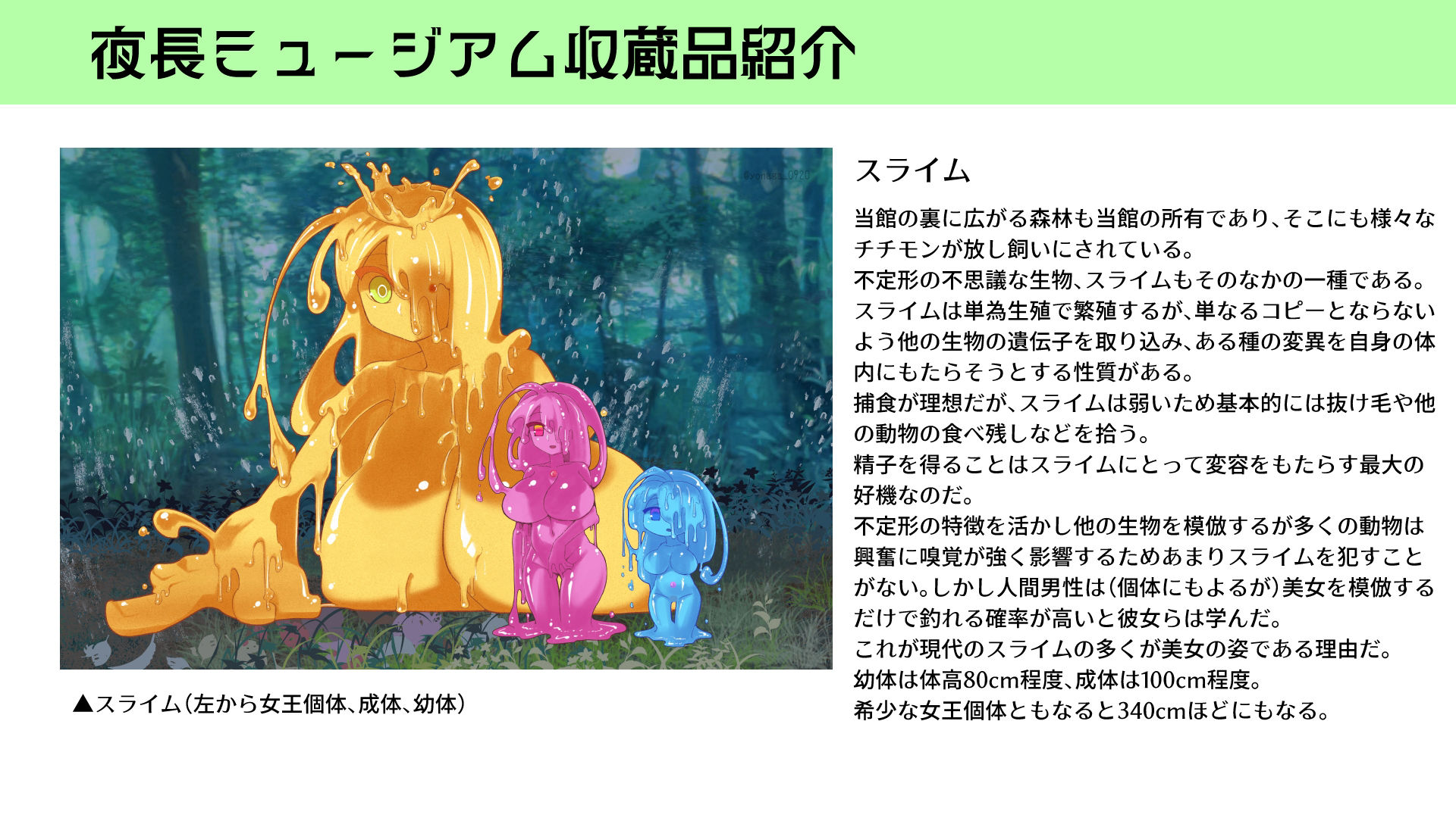 サンプル画像3:【YONAGA MUSEUM特別展】チチモンの謎に満ちた生態(銘月庵) [d_344291]