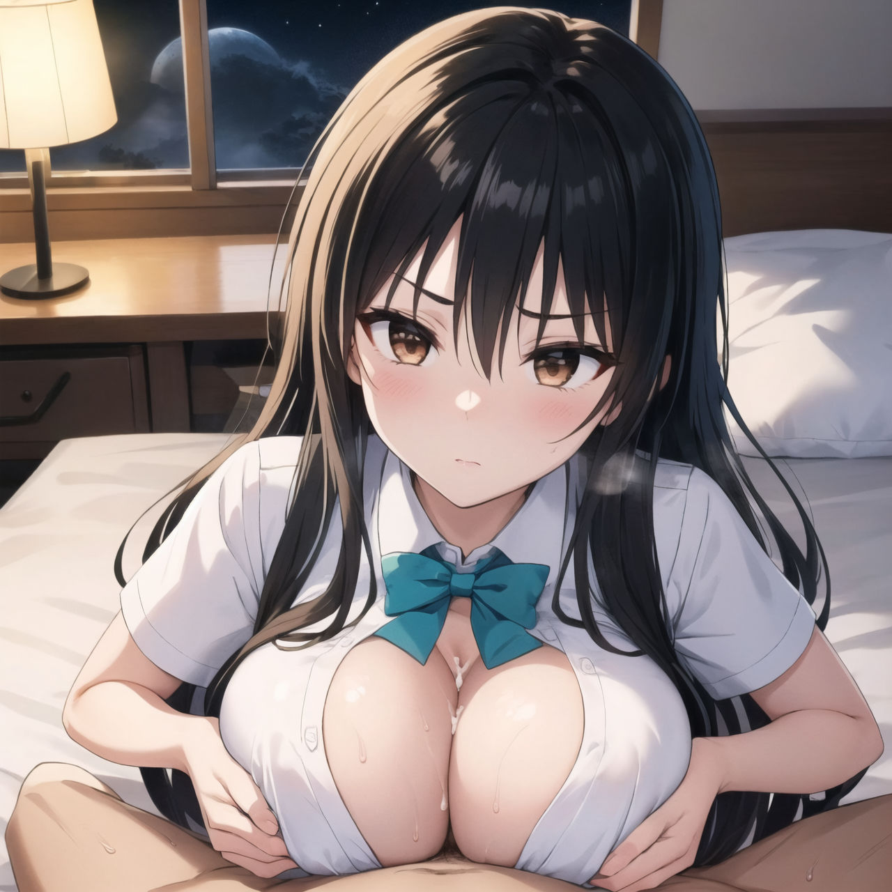 サンプル画像6:とらぶるパイズリCG集（ララ、古手川、御門、ティアーユ）(農地改革) [d_344362]