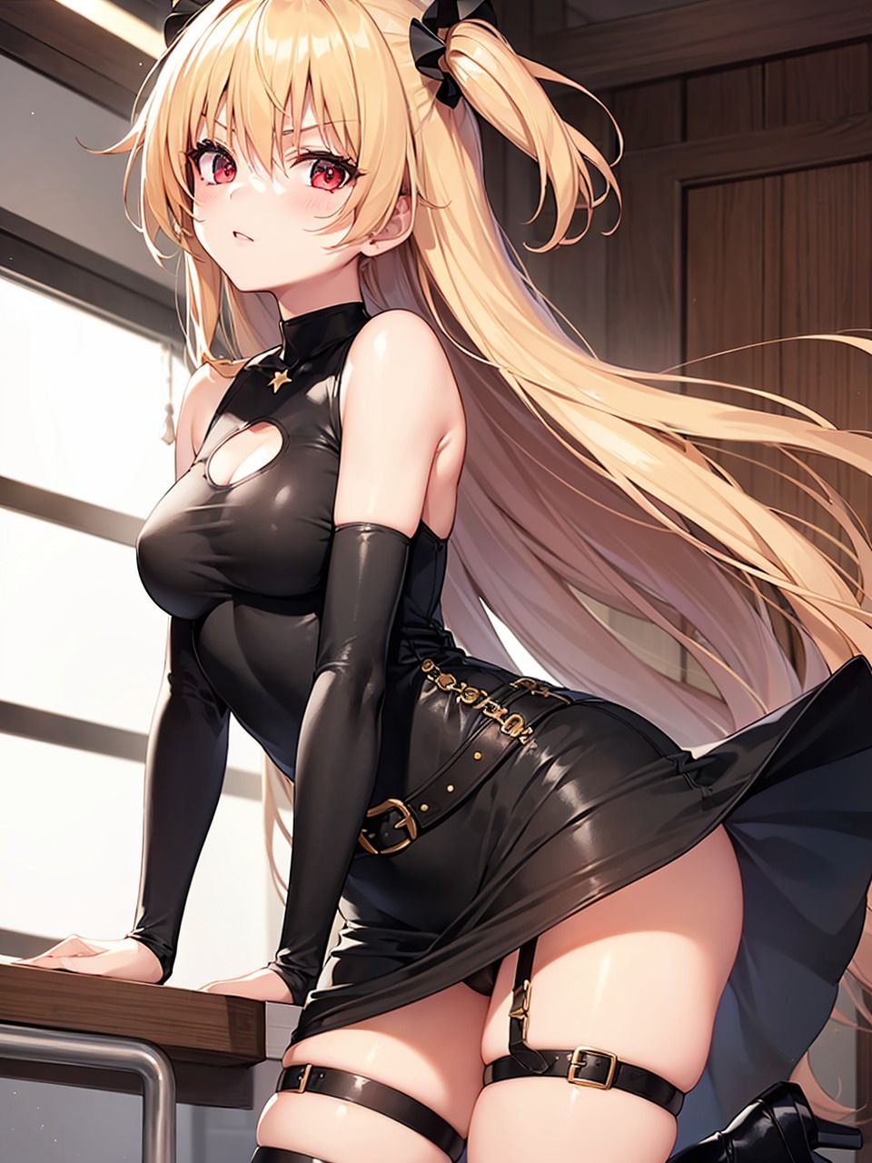 サンプル画像2:とらぶる 金色〇闇 パンチラ集(AI同人Lab) [d_344369]