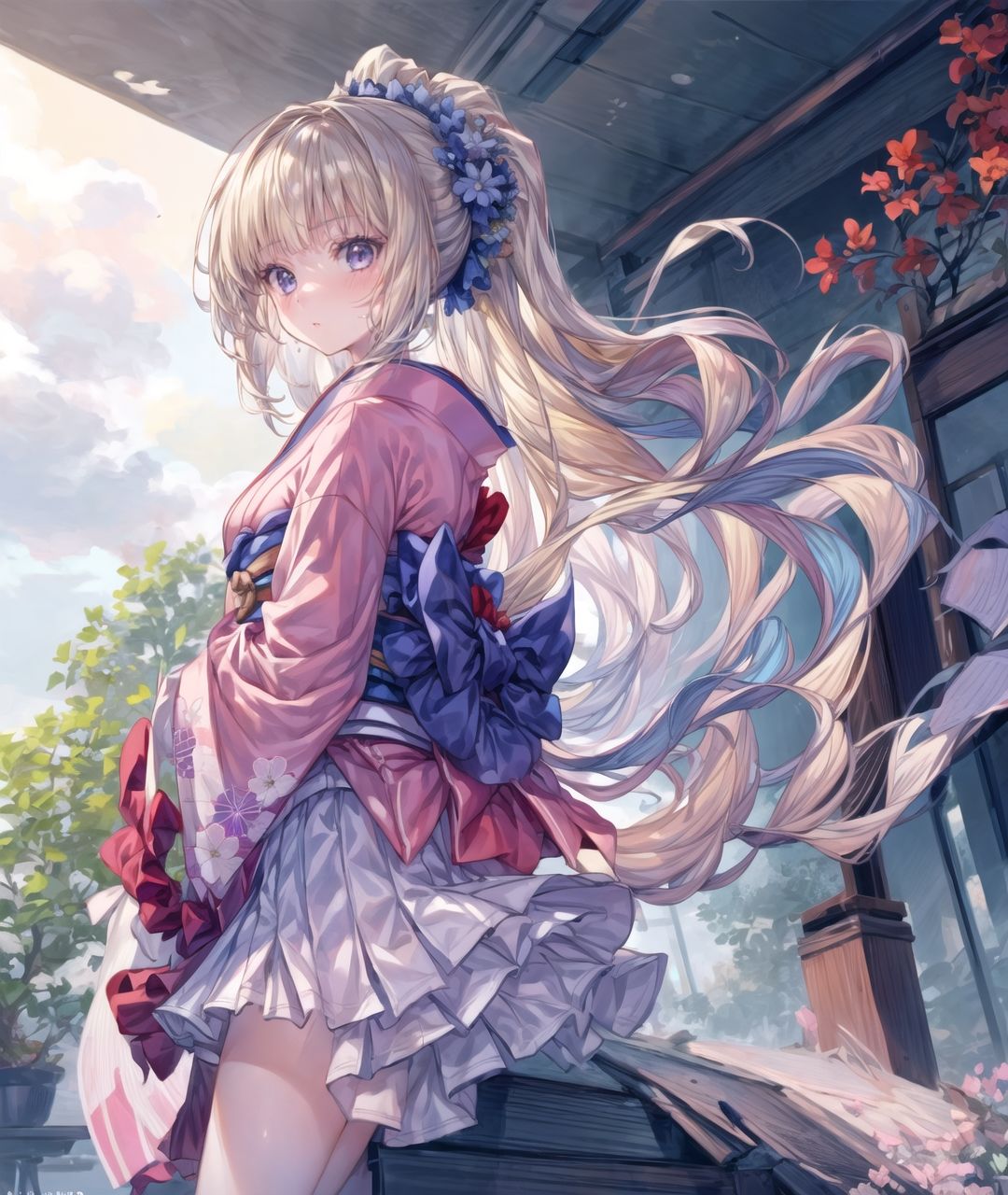 サンプル画像2:美少女たちのひととき・軽〇沢恵(Aark) [d_344403]