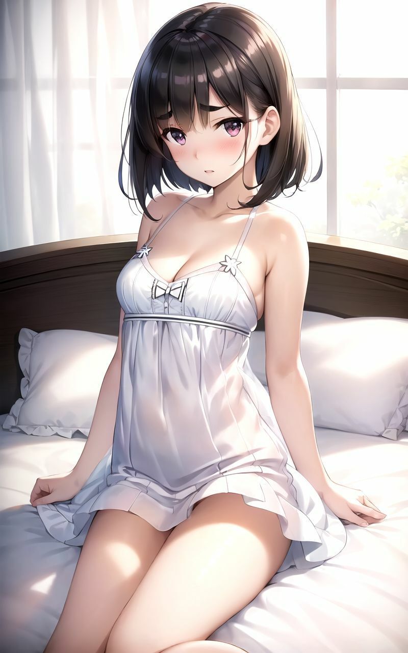 サンプル画像1:【超高画質グラビア写真集】黒髪美少女の写真。かわいい50枚〜1巻〜(かわいいまんが【AIイラスト】) [d_344430]