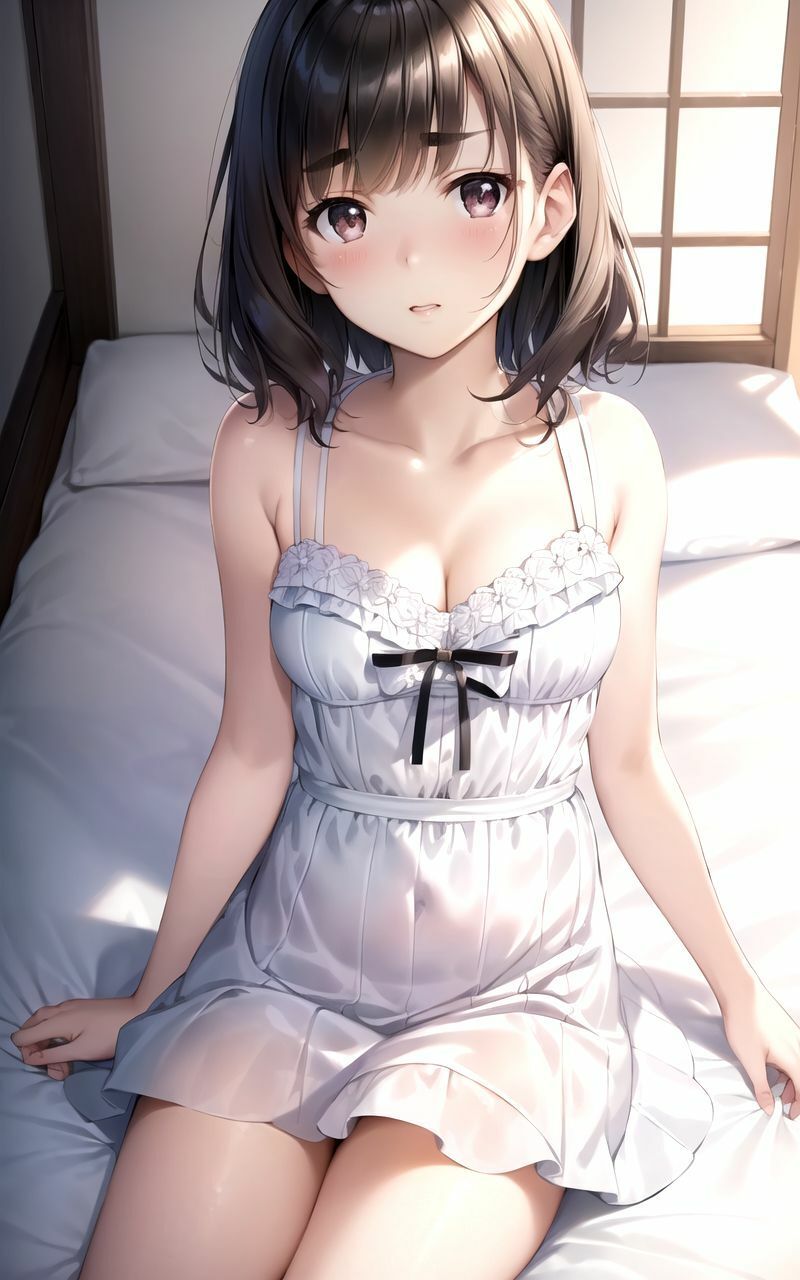 サンプル画像2:【超高画質グラビア写真集】黒髪美少女の写真。かわいい50枚〜1巻〜(かわいいまんが【AIイラスト】) [d_344430]