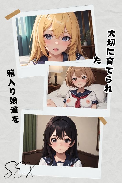 サンプル画像1:箱入り娘(AIスイミング) [d_344568]