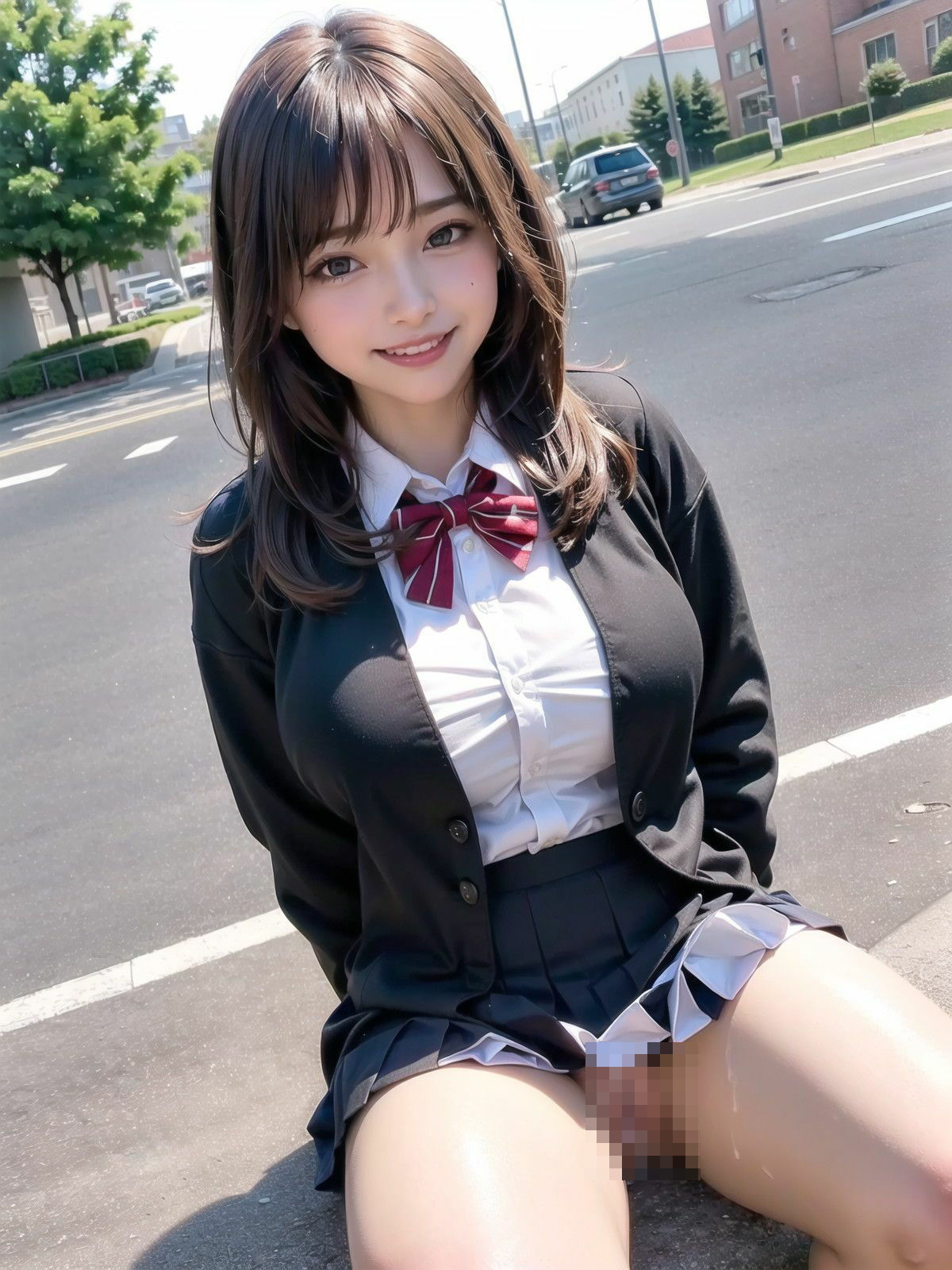 サンプル画像2:びじょびじょ学園JK ねえねえねえおっぱい見せて(メロンJKといちご少女) [d_344628]