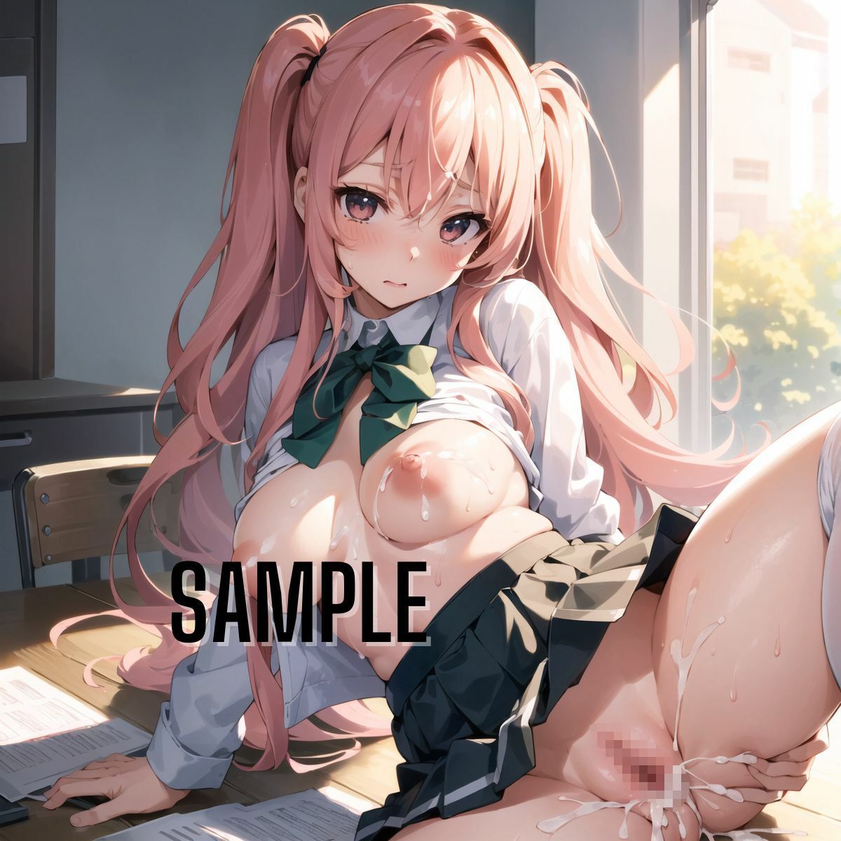 サンプル画像3:【イラストver /290枚】えっちが日常に溶け込んでいる学園vol.5(ゆるんぷん) [d_344634]