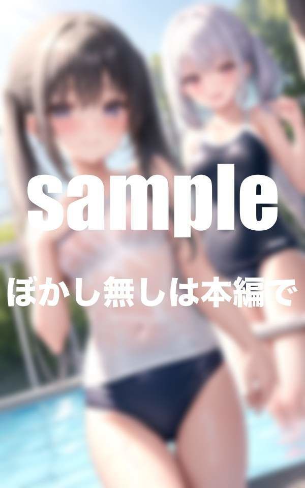 サンプル画像2:ちっぱい娘水泳部 水に濡れると透けちゃうスク水(えっちな妄想) [d_344648]