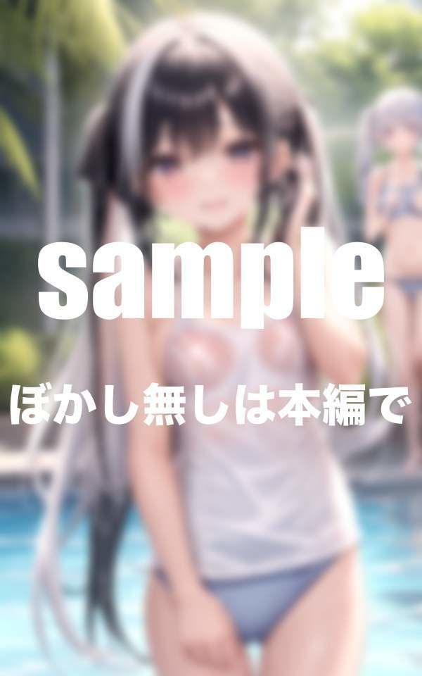 ちっぱい娘水泳部 水に濡れると透けちゃうスク水のサンプル画像 6