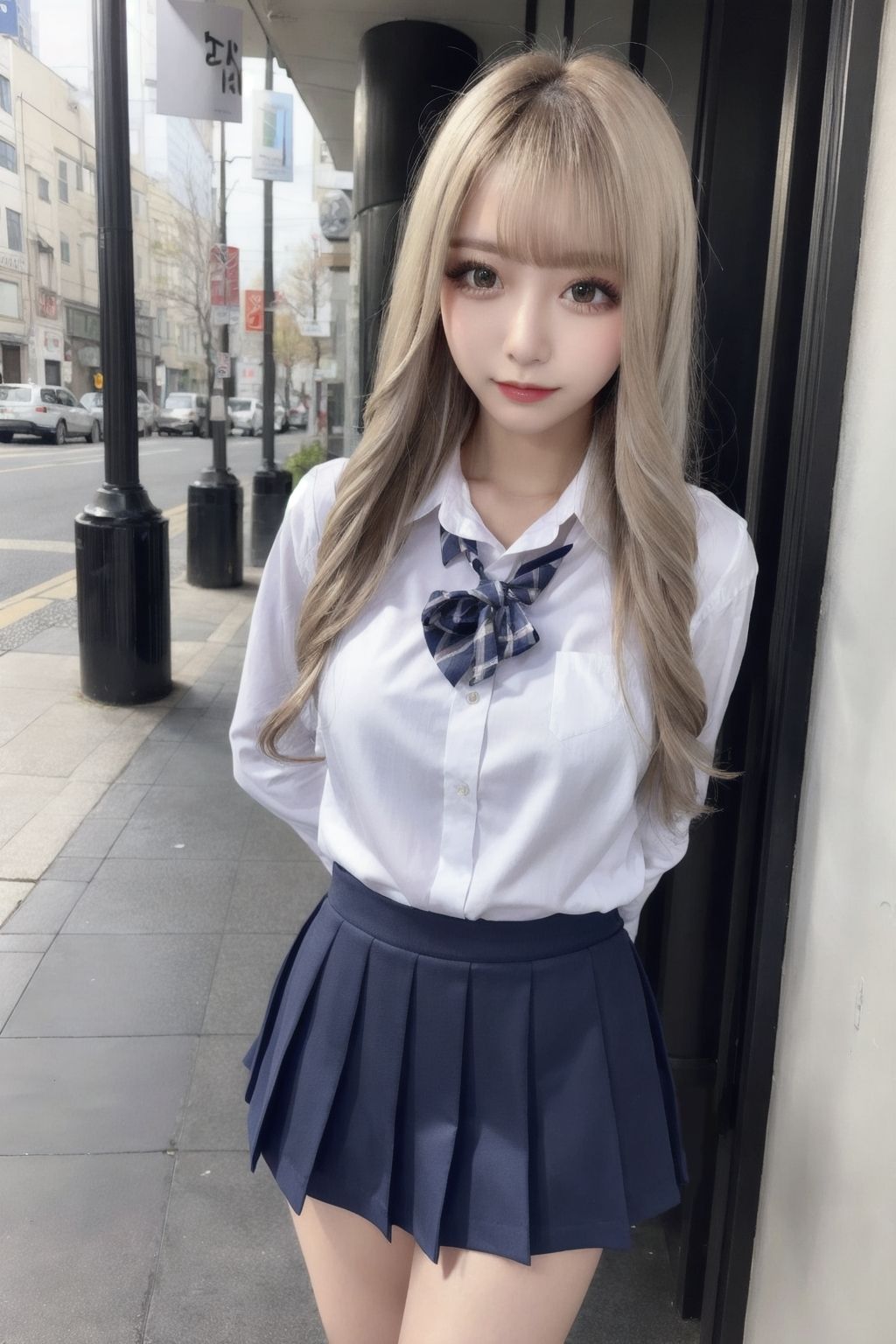 サンプル画像1:【総数210枚】ギャルって、なんでエロいんだろう？【白ギャル 制服編 Vol.1】(ユメニッキ) [d_344774]