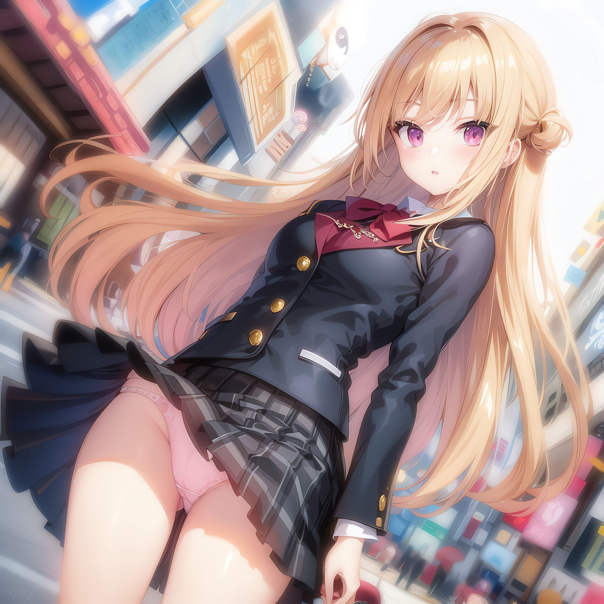 サンプル画像1:えちえち学園生活 〜通学中に見えちゃうパンツ〜 高画質 Part 3(Cameron’s room) [d_344820]