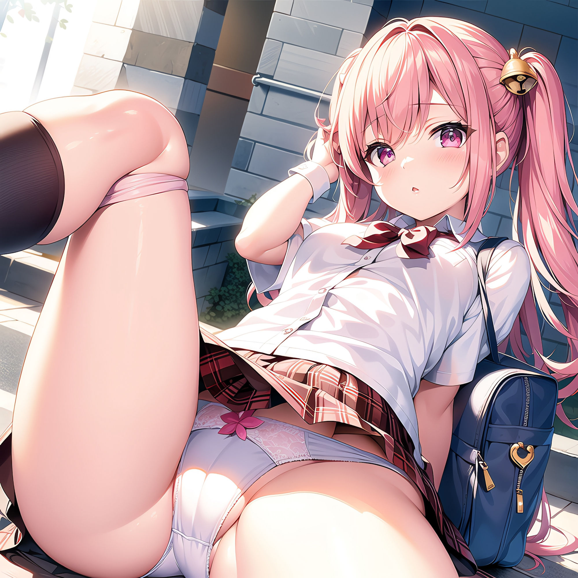 サンプル画像2:えちえち学園生活 〜通学中に見えちゃうパンツ〜 高画質 Part 3(Cameron’s room) [d_344820]