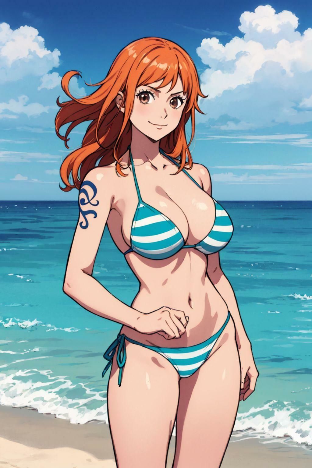 サンプル画像2:【ジャ〇プCG集】ワン〇ース 無人島でナ〇さんと生せっくす(きゃんでぃー) [d_344864]