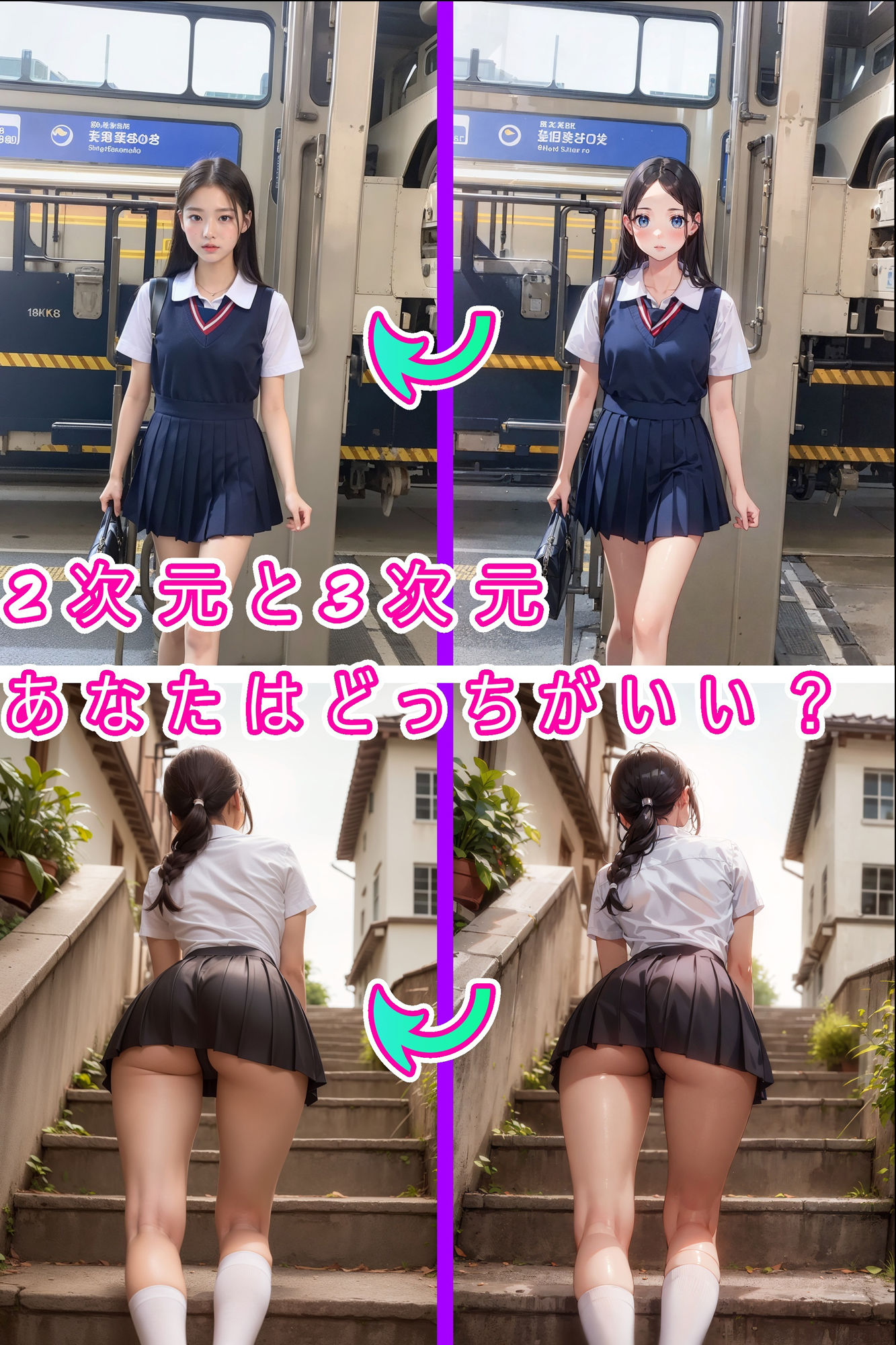 サンプル画像2:★3次元化メガネ★電車の向かい席〜トイレ〜ホテル(★マイナーフェチ★の殿堂) [d_344867]