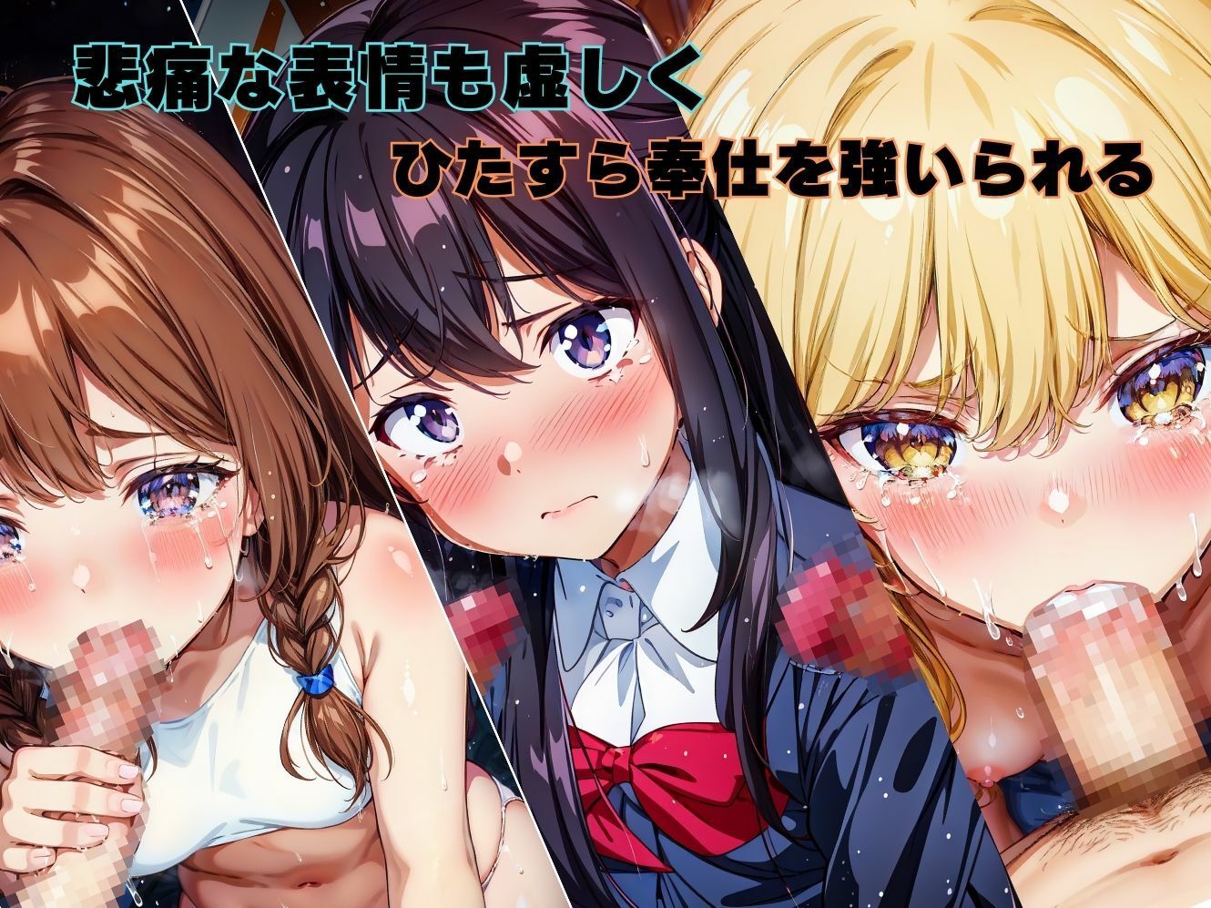 サンプル画像3:無垢な少女たちを無理やり襲い凌●の限りを尽くす(むほー地帯) [d_344874]