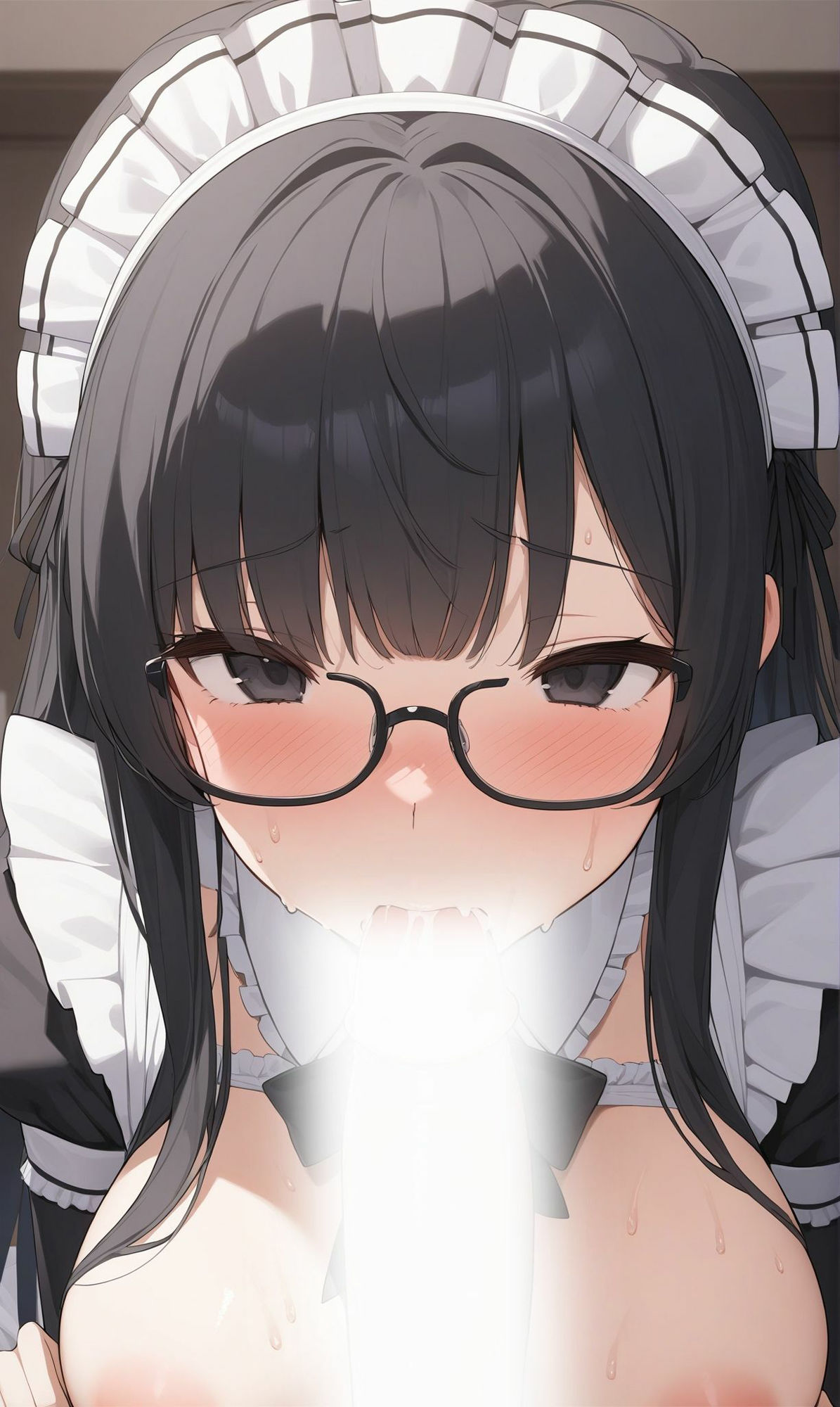 サンプル画像3:えちえちメイドは今日も奉仕する(エロいAI屋さん) [d_344909]