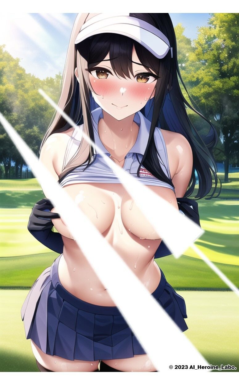 1つの呪文で生み出された100人のAI妄想美少女-13【裏:ゴルフ女子撮影会編】