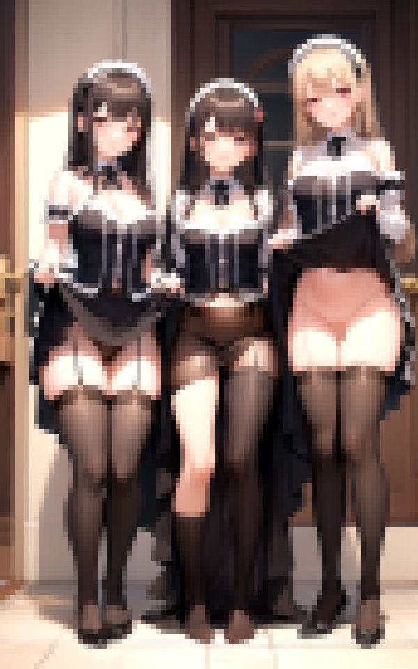 サンプル画像3:淫乱メイドの極上ハーレムハウス(溺愛アルゴリズム) [d_345082]