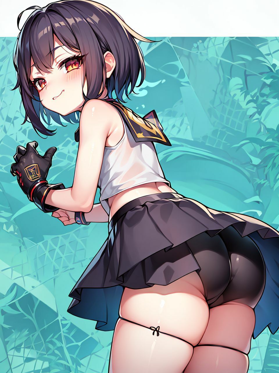 サンプル画像1:ニヤニヤ見下しメ〇〇キAIイラスト集(STUDIO YKT) [d_345195]