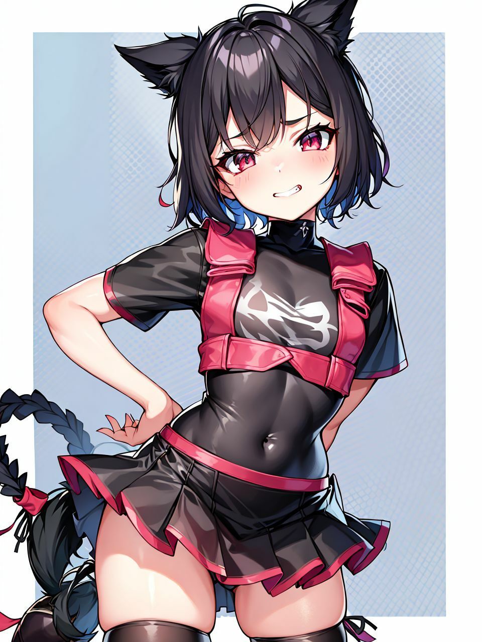 サンプル画像2:ニヤニヤ見下しメ〇〇キAIイラスト集(STUDIO YKT) [d_345195]