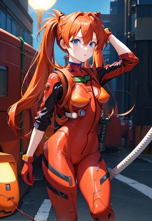 サンプル画像1:THE機械姦 EVAアスカ＋α(ゴブリンの大進撃) [d_345198]