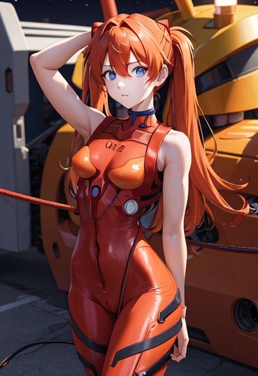 サンプル画像3:THE機械姦 EVAアスカ＋α(ゴブリンの大進撃) [d_345198]