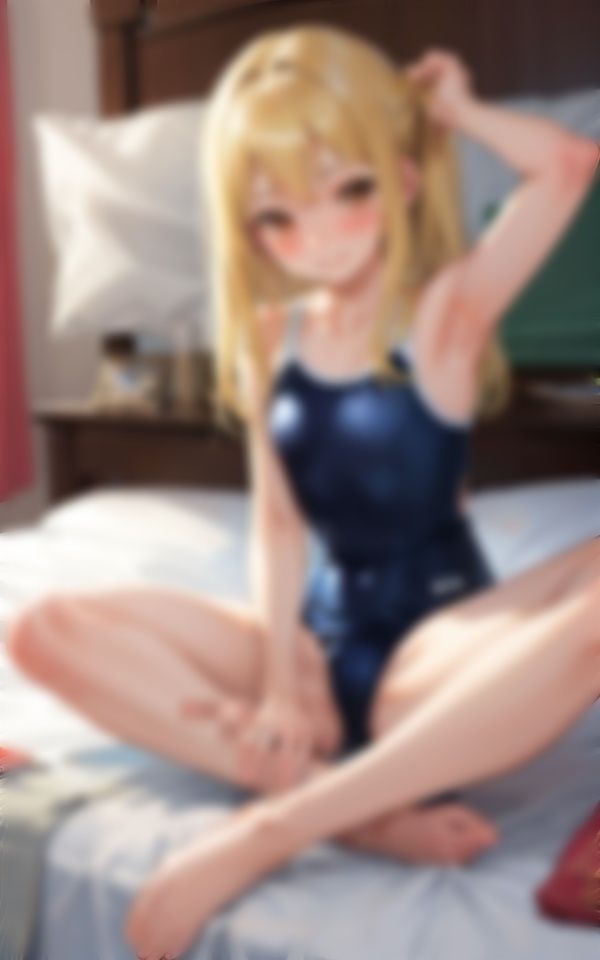 サンプル画像1:これで友達とプール行くの恥ずかしい…だから新しい水着買って(panpanyama1) [d_345237]