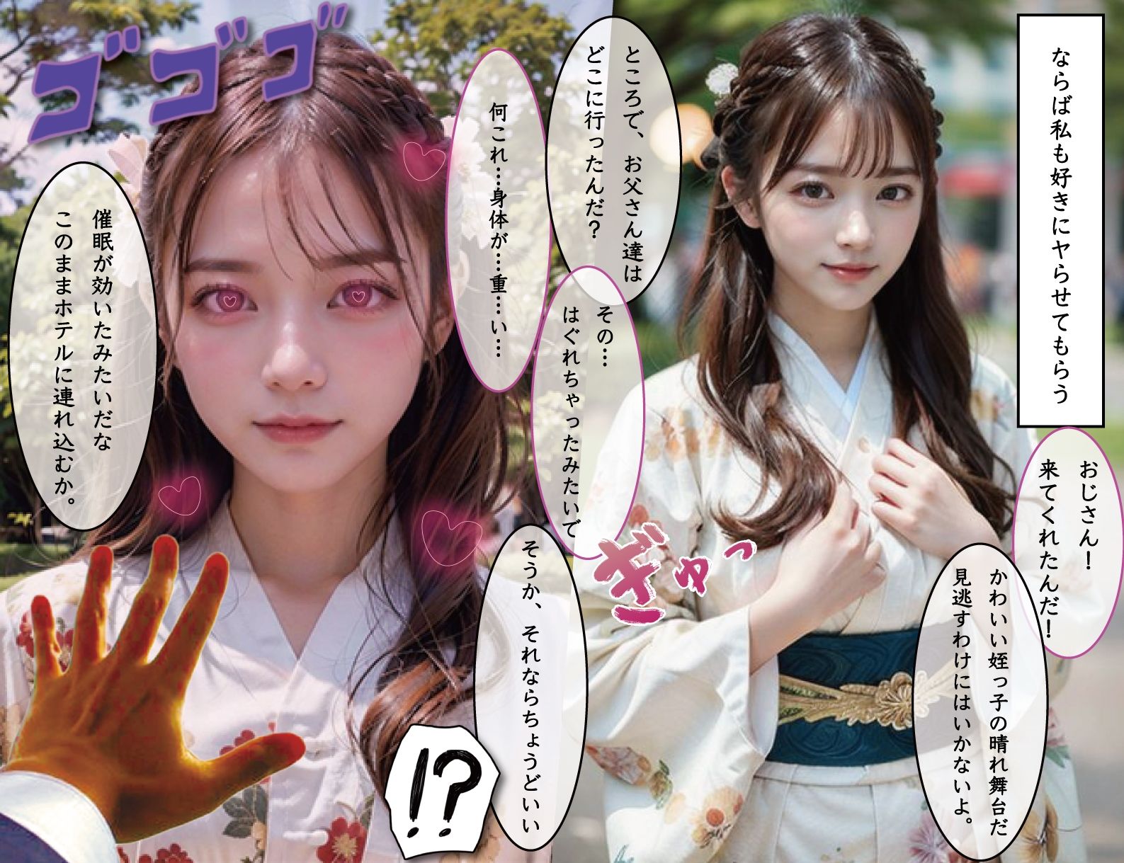 サンプル画像2:姪っ子催●レ●プ〜成人式で処女喪失〜【シリーズ第4弾】(近親相姦系AI「おとなくらぶ」) [d_345347]