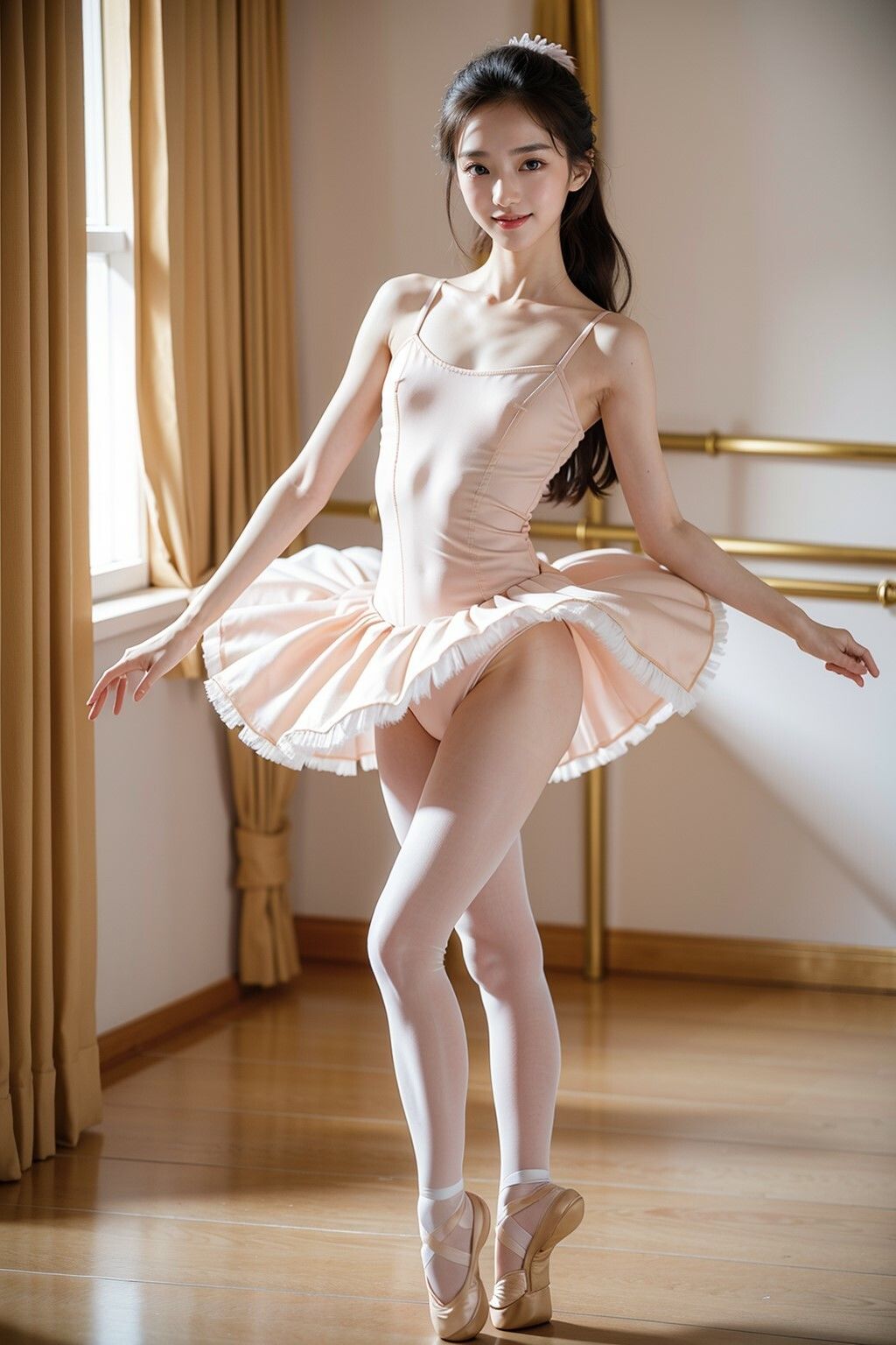 サンプル画像3:劣情バレリーナ(AI憫憫堂) [d_345348]