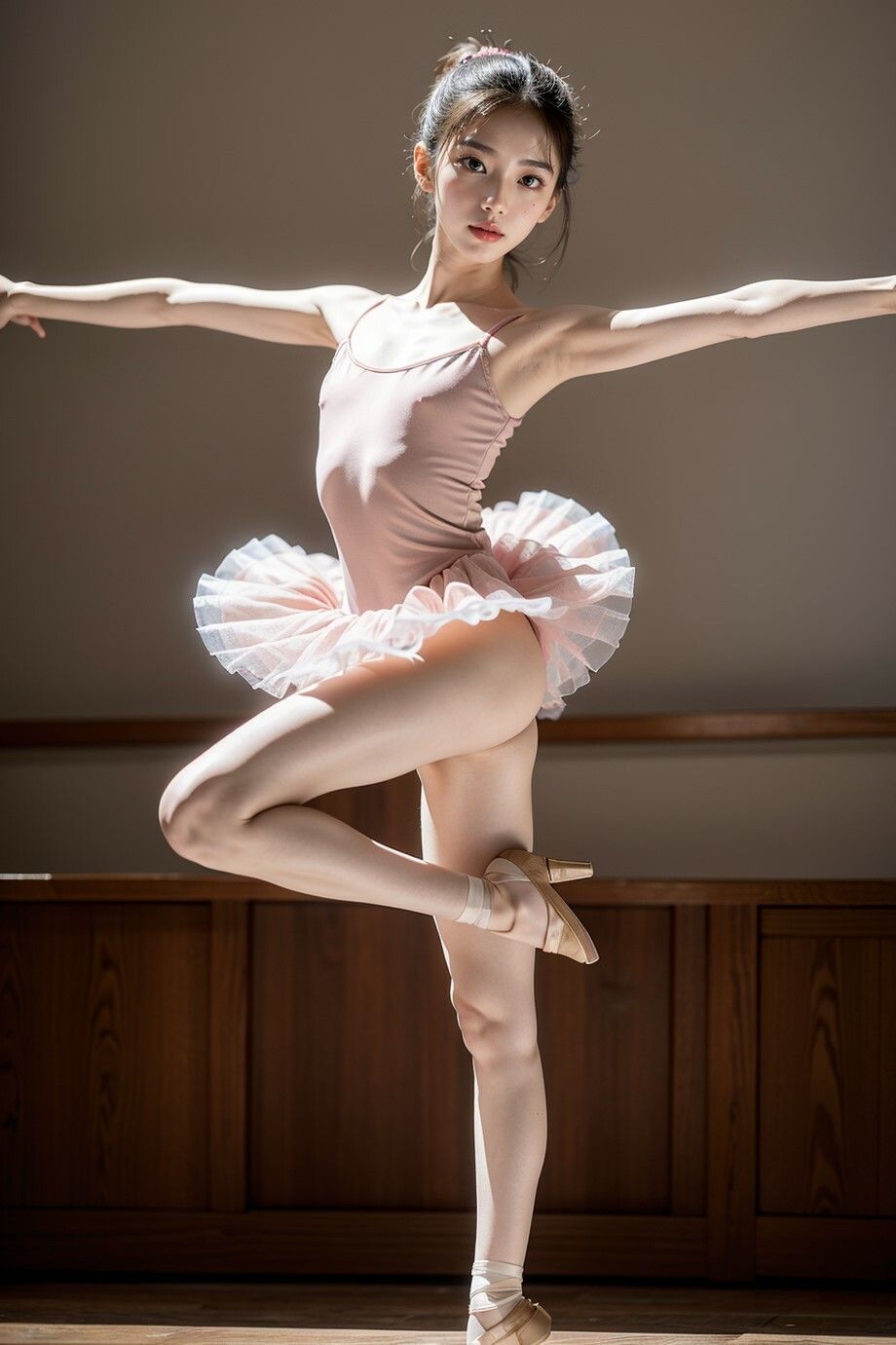 サンプル画像4:劣情バレリーナ(AI憫憫堂) [d_345348]