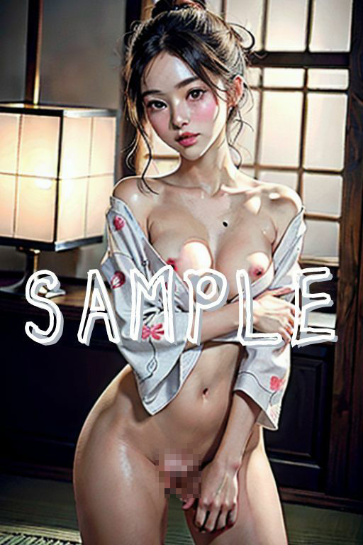 サンプル画像3:昔の遊郭を疑似体験 花魁と一夜を過ごす もしも百年前にタイムスリップしたら？(AIみっくす) [d_345349]