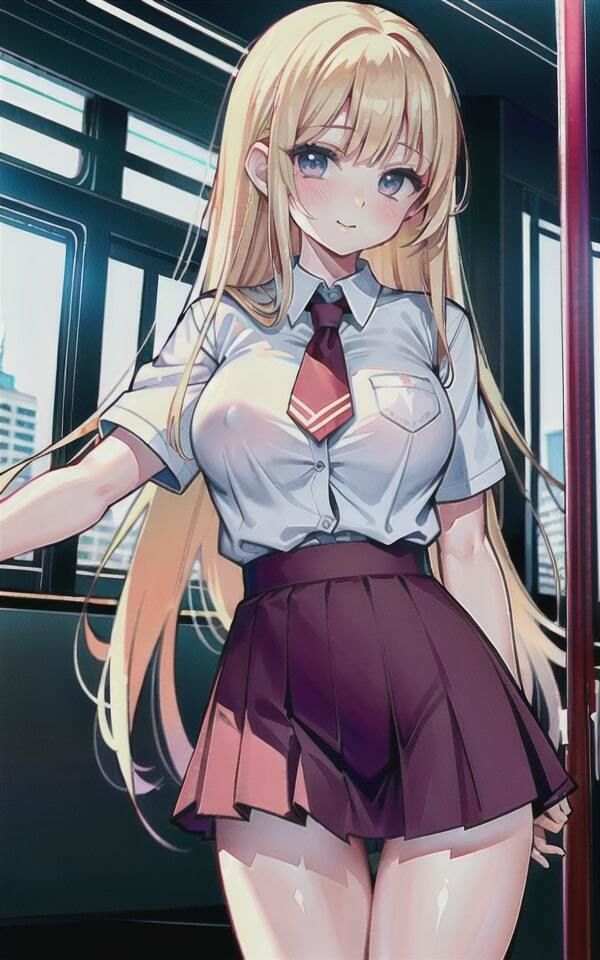 サンプル画像4:爆乳クラスメイトが通学バスで脱ぎ放題(【期間限定SALE】高画質サークル) [d_345367]