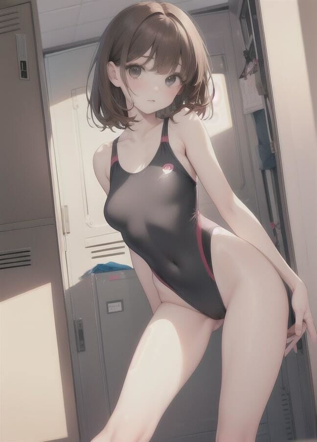 サンプル画像4:更衣室ではじまる…変態お姉さんが水着で誘惑(変態世界) [d_345387]