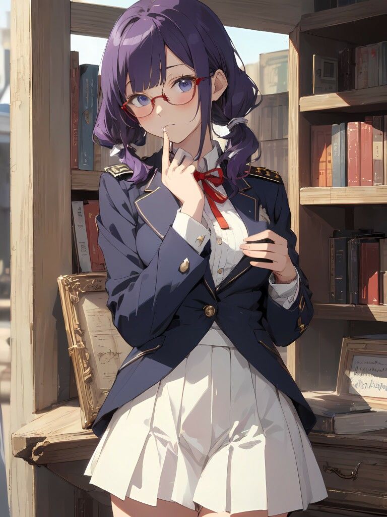サンプル画像1:Cute的 AIイラスト集vol.1 図書室の子(Studio.UKY) [d_345419]