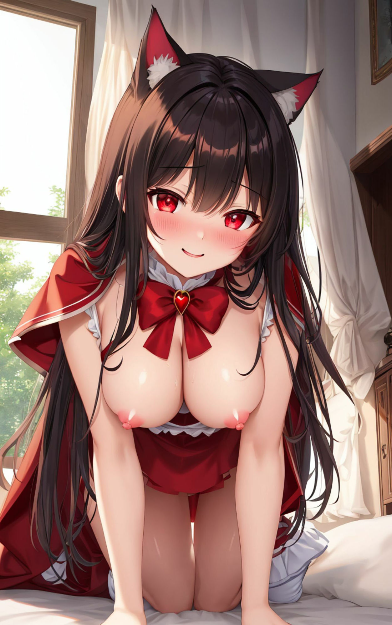 サンプル画像6:童話イラストシリーズ:赤ずきんと怪しい森3(しわす) [d_345429]