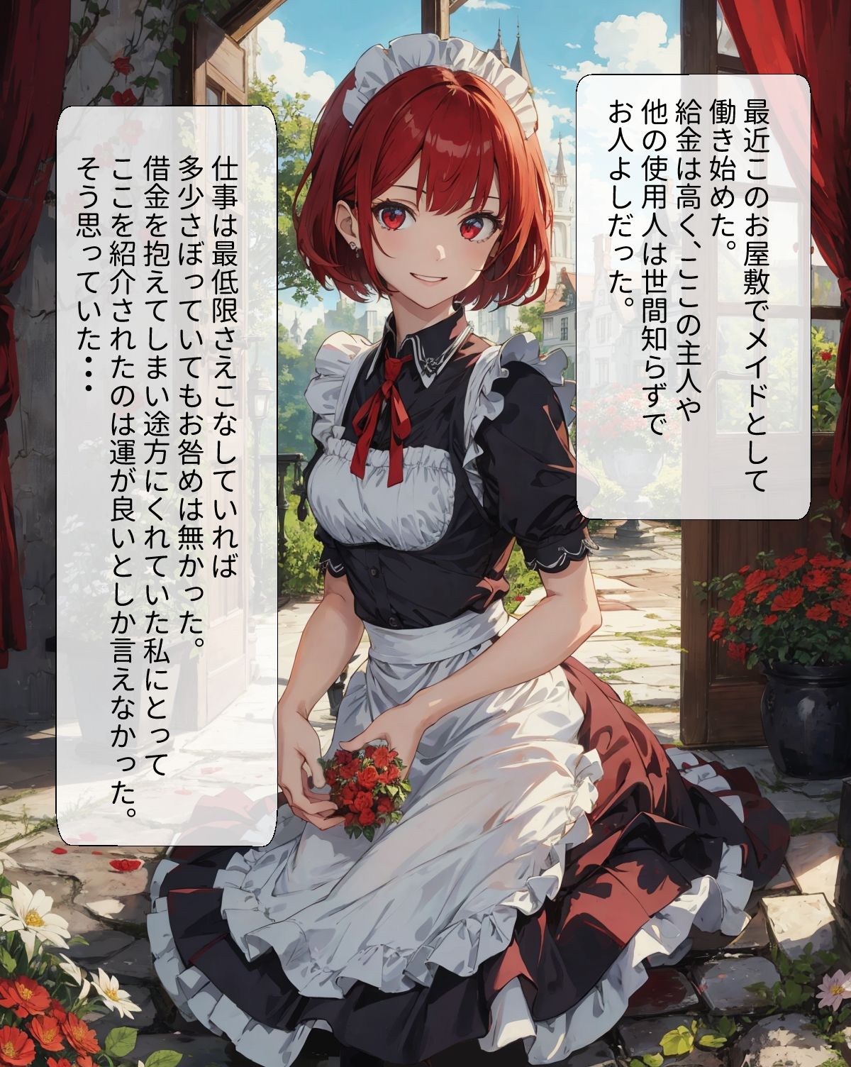 サンプル画像1:メイドにお願いごとをしてみた(ごひゃの本棚) [d_345508]