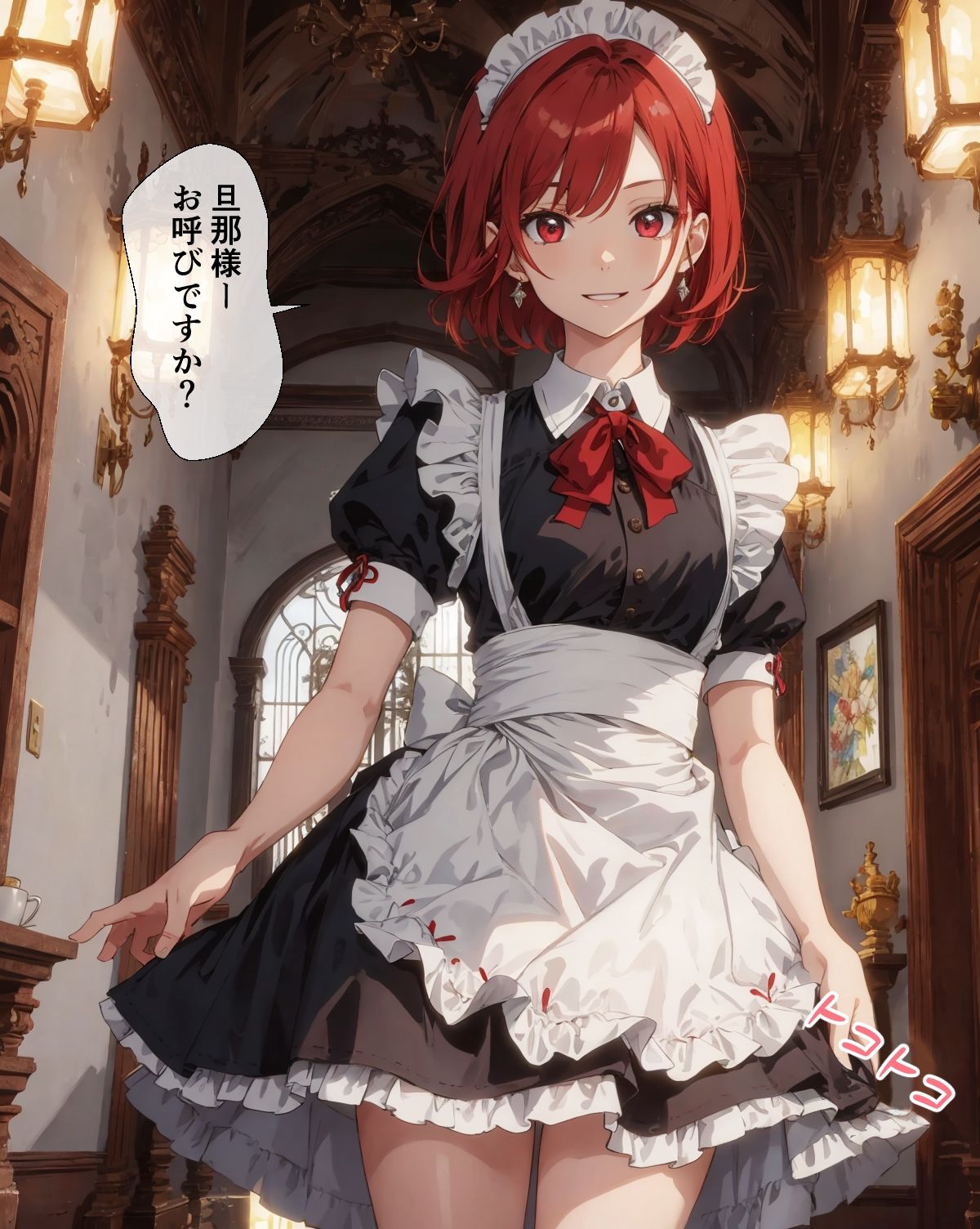 サンプル画像3:メイドにお願いごとをしてみた(ごひゃの本棚) [d_345508]