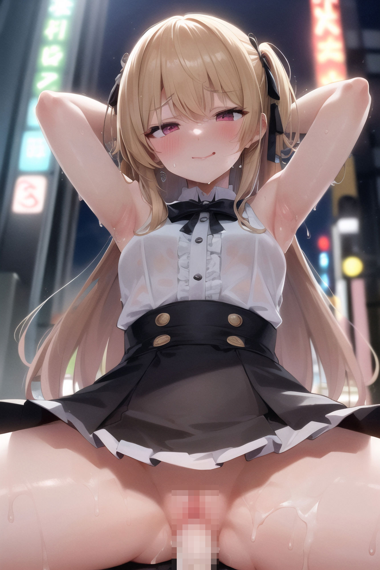 サンプル画像1:歌舞伎町で立ちんぼをする地雷系少女をわからせた(すとろべりぃ) [d_345592]