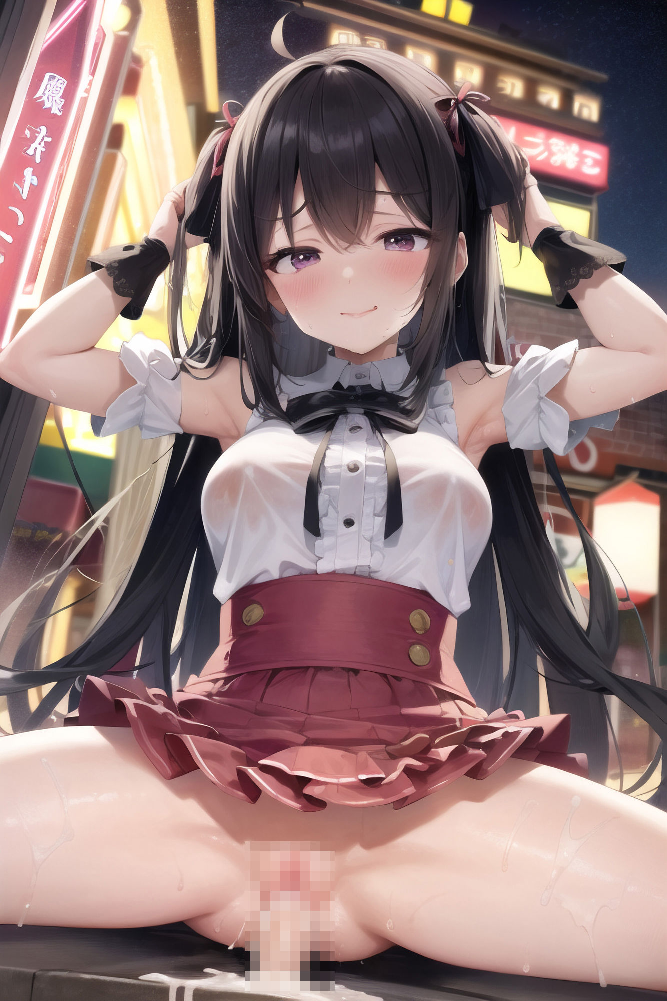 サンプル画像3:歌舞伎町で立ちんぼをする地雷系少女をわからせた(すとろべりぃ) [d_345592]