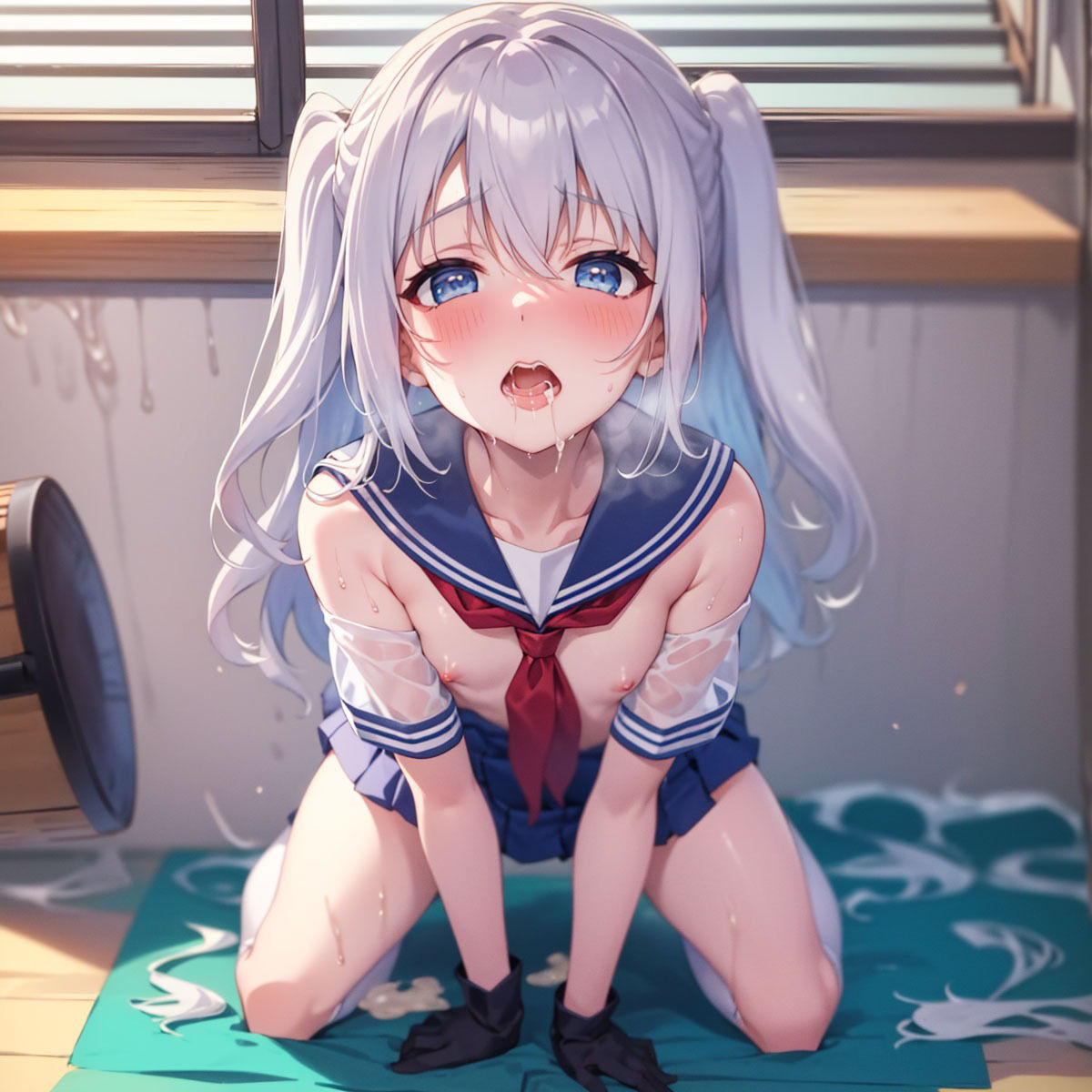 サンプル画像2:かけだしSchoolGirls01(AI Luvratory) [d_345611]