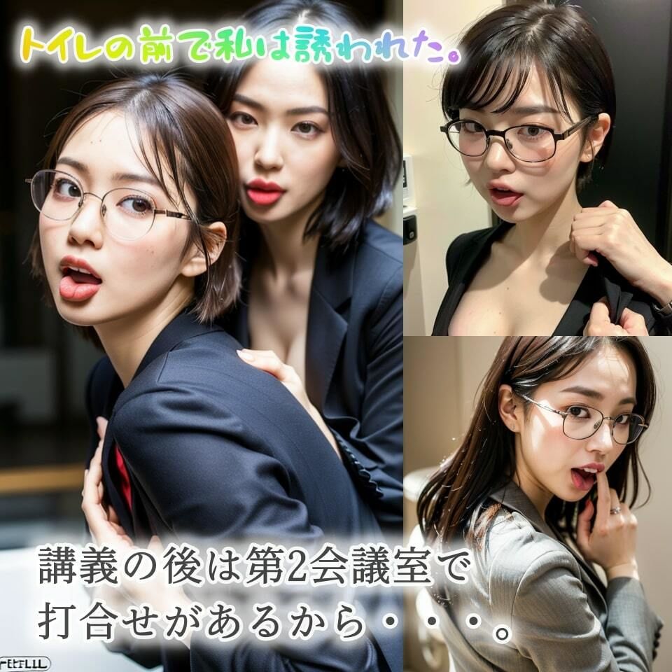 サンプル画像3:【3P輪●会議】ド変態教師〜渾身の眼鏡ぶっかけ〜【127P】(夜行三輪車) [d_345746]