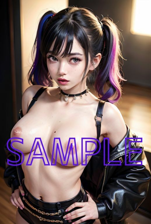 サンプル画像4:パンクな彼女はHはドM(AI美女氏) [d_345792]