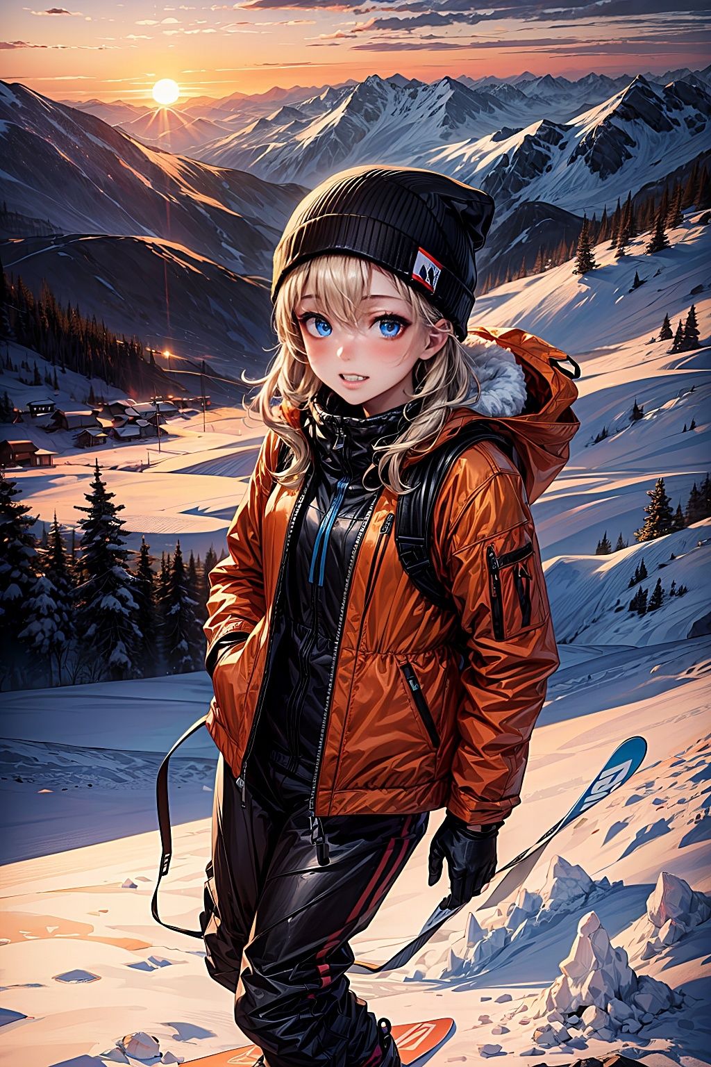 サンプル画像1:スノーボードは白濁まみれ(ピクセル詩人) [d_345842]