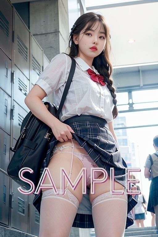 サンプル画像6:あの子のパンツ見てみませんか？(色畑) [d_345932]