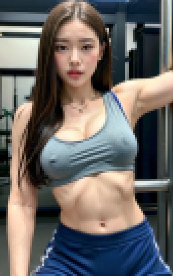 サンプル画像2:ジムの逆ナン娘は痴女(電脳花園) [d_345954]