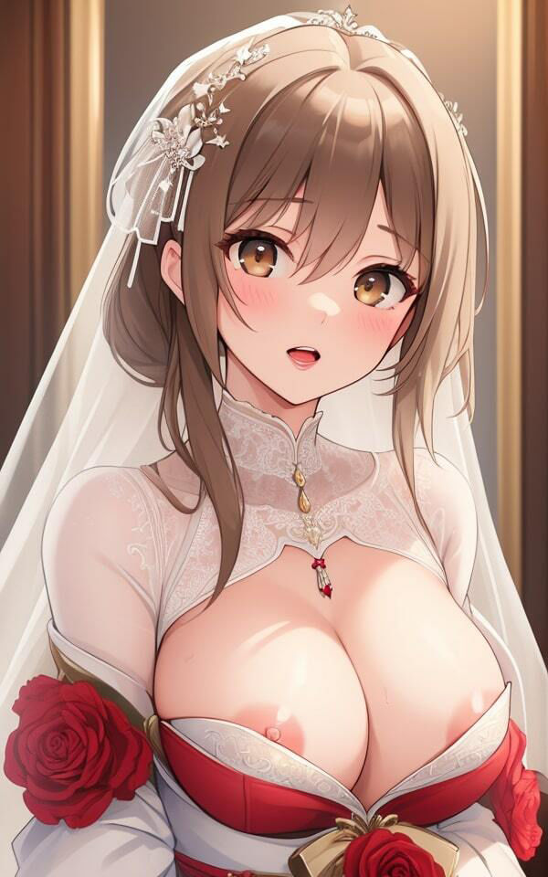 サンプル画像2:可愛い花嫁！ 彼女たちのエッチな誘惑？(時の流れのままに) [d_345980]