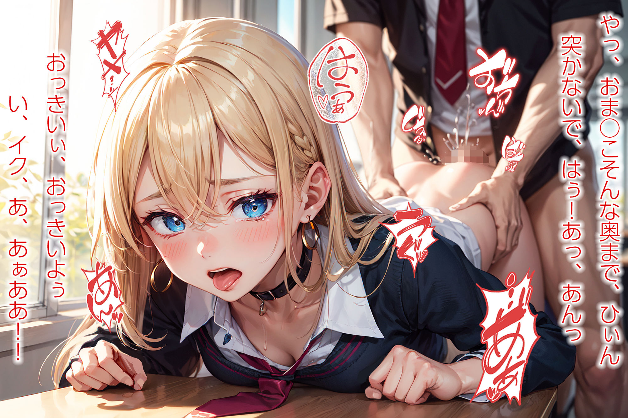 サンプル画像4:性教育学園 ギャル編 【vol.6】（セリフ付き）(彗星レコード) [d_346026]